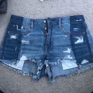 American Eagle High Rise Festival Shorts